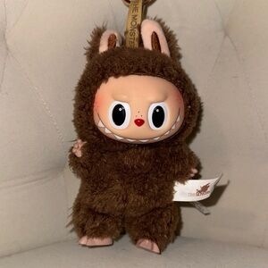 Chestnut cocoa Labubu Brown Plush Monster Pet Toy rare